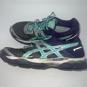Asics Womens Gel Cumulus 16 T489N Purple Running Shoes Sneakers Size 8.5